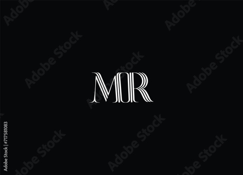 Best MR letter logo design 