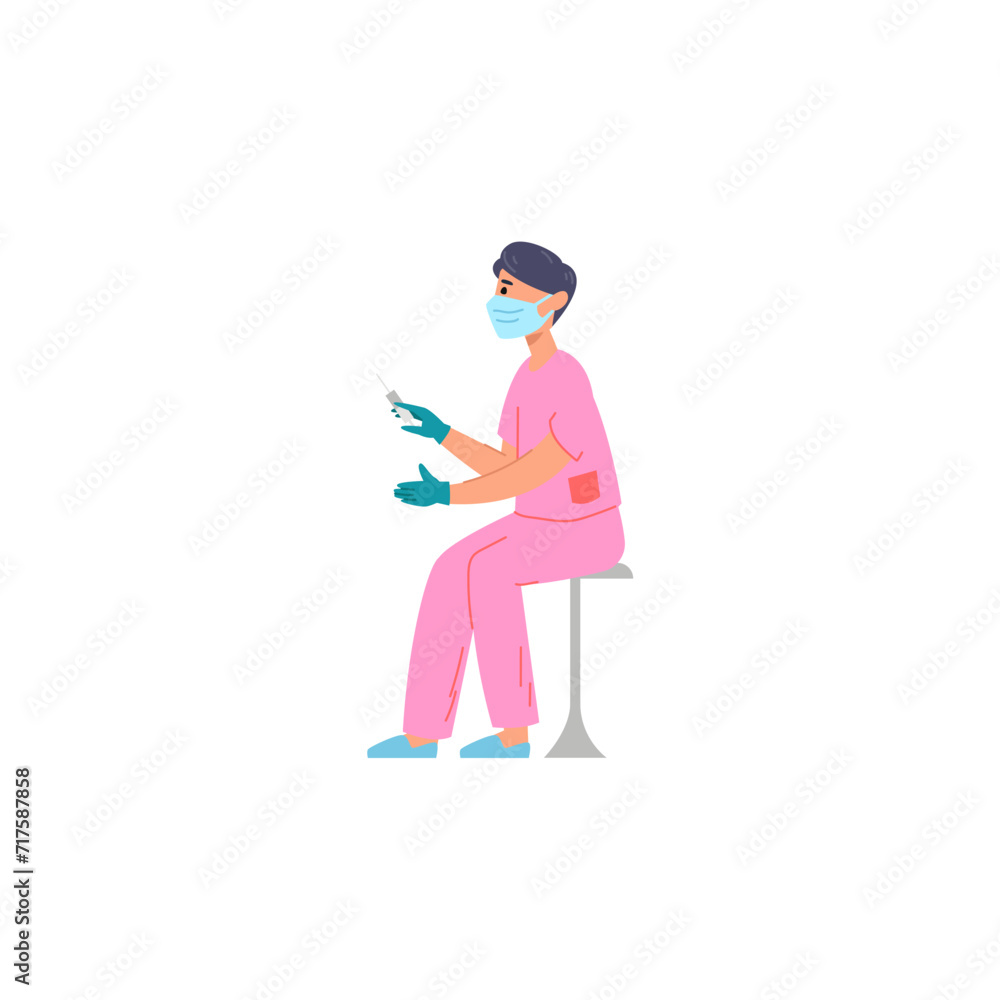 doctor and patient person poses general practitioner doctor and patient person poses general practitioner