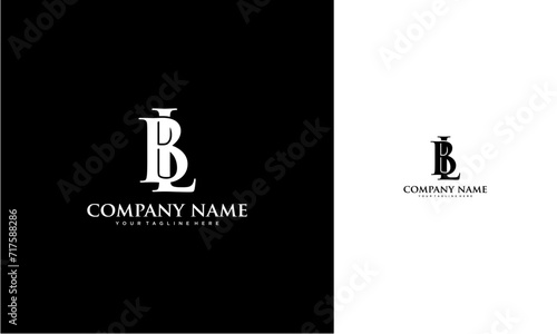 BL or LB initial logo concept monogram,logo template designed to make your logo process easy and approachable. All colors and text can be modified.
