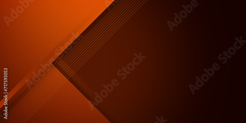 Abstract 3d orange background with blank space of paper layer