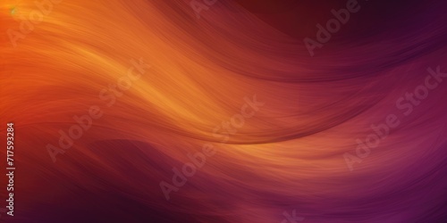 Abstract Orange and Purple Waves