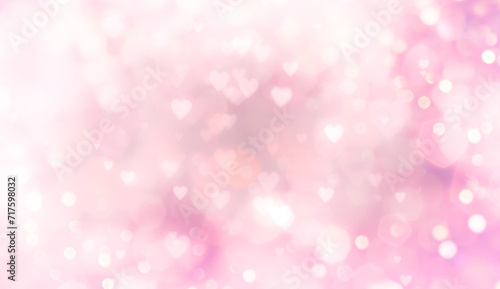 Abstract pastel background with hearts - concept Wedding Day, Mother's Day, Valentine's Day, Birthday - spring colors	
