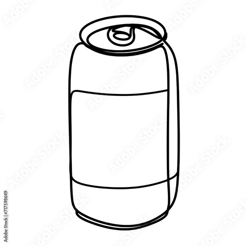 Aluminum can continuous line drawing