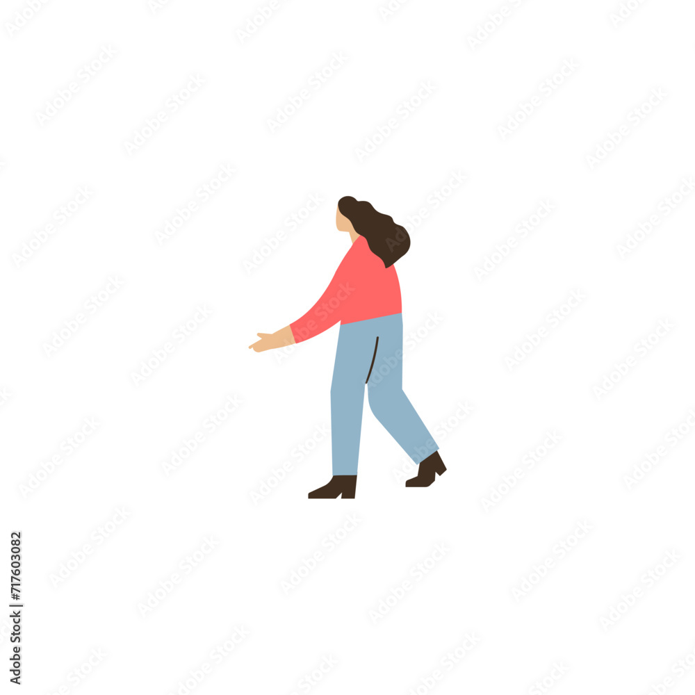pose of a holiday person wearing orange clothes person pose of a holiday person wearing orange clothes person