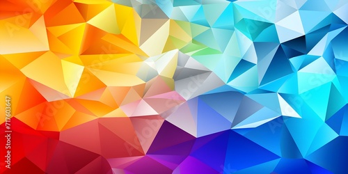 Vibrant Geometric Shapes Creating Beautiful Colorful Patterns