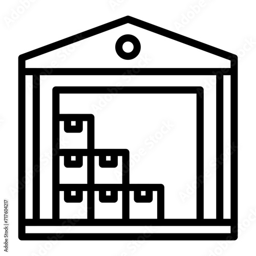 Warehouse Icon Design