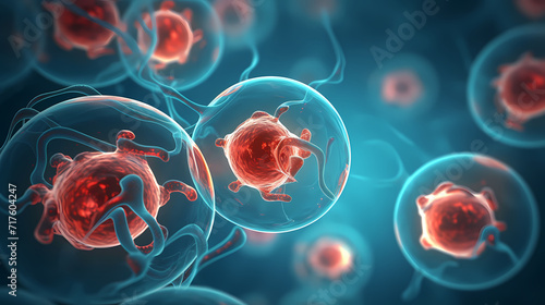 Human cell or embryonic stem cell medicine, human cell biology DNA molecular structure