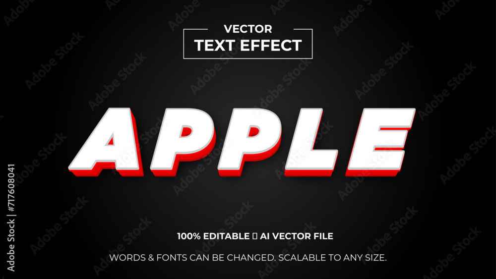 Obraz premium 3d text effect background. Editable text style effect. vector editable font for graphic tee, banner, poster, post, cover, flyer, brochure, card, backdrop, social media or logo. vector illustration