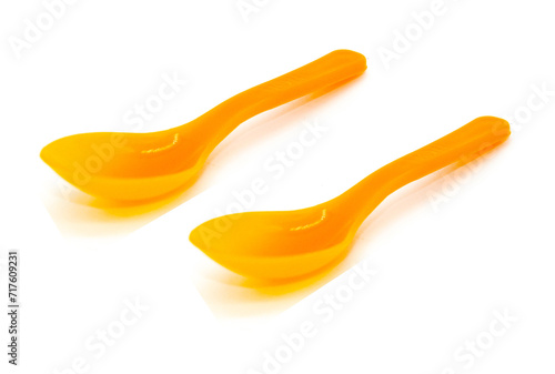 A picture of spoons with selective focus