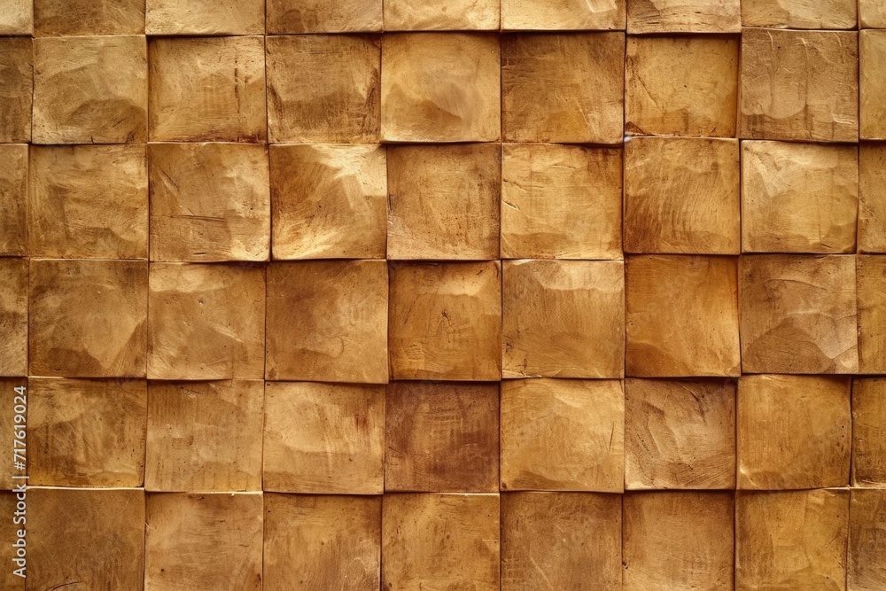 Fototapeta premium A detailed close-up of a wooden wall. Ideal for adding texture and warmth to design projects