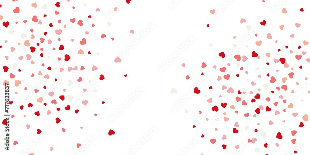 Banner Valentines Day With Hearts Pattern Design  1