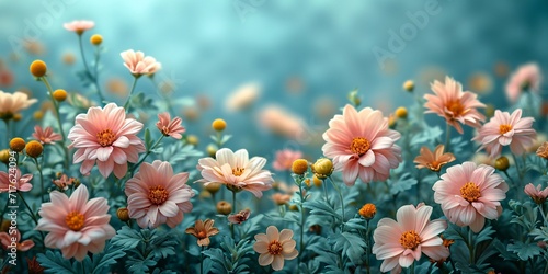 Blooming Beauties: A Colorful Flower Field in May Generative AI © Priya