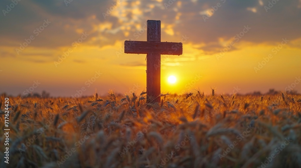 Sunset Cross Generative AI Sunset Cross Generative AI