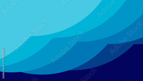 Abstract blue color background. flat background design. modern background banner design. Vector illustration