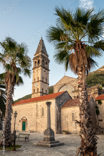 Morning walk in the old town of Kotor, Montenegro