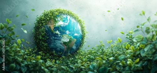 Eco-Friendly Earth Day Celebration: A Planetary Paradise Generative AI