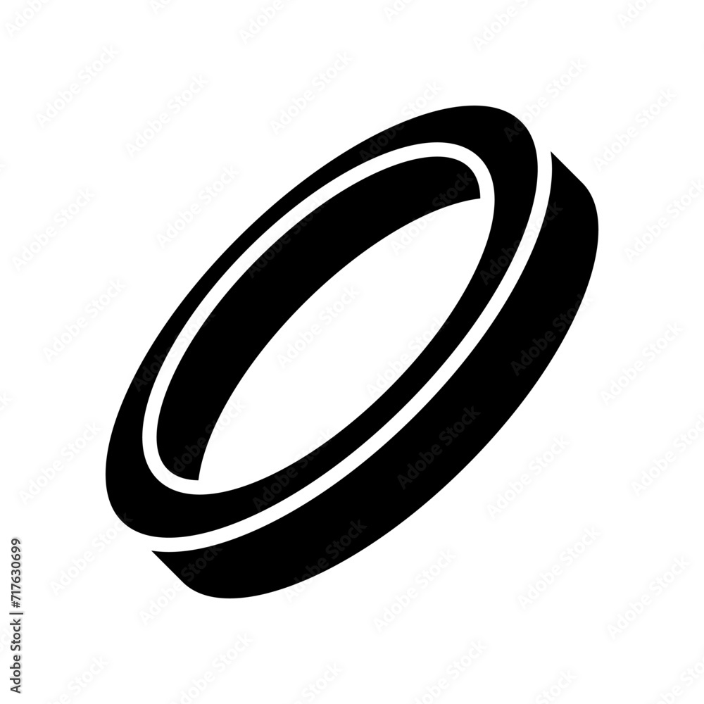 Abstract Ring Icon Vector Logo Template Illustration Abstract Ring Icon Vector Logo Template Illustration