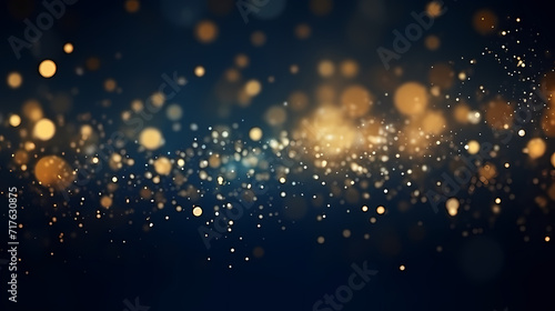 Abstract glitter lights background. Blurred bokeh effect