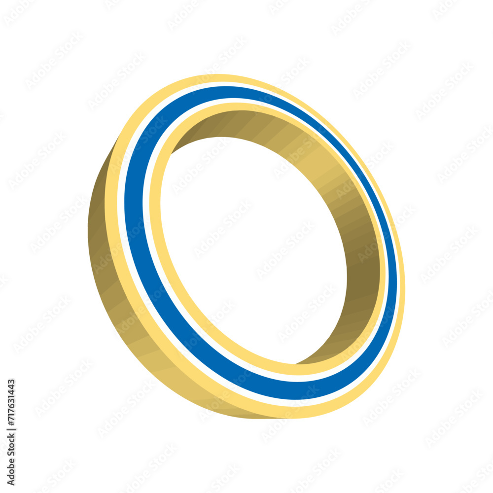 Abstract Ring Icon Vector Logo Template Illustration Abstract Ring Icon Vector Logo Template Illustration