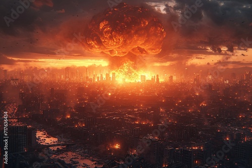 Nuclear Blast in the City: A Glimpse of the Apocalypse Generative AI