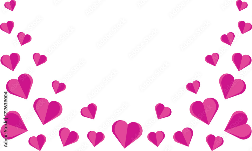 heart background template, valentines background