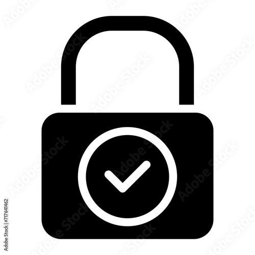 padlock with checkmark