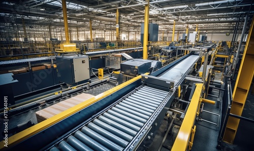 An Efficient Conveyor Belt System in a Modern Factory