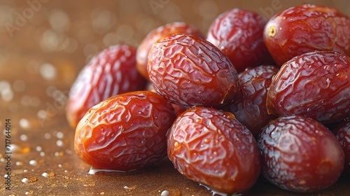 Dates or dates palm fruit background.