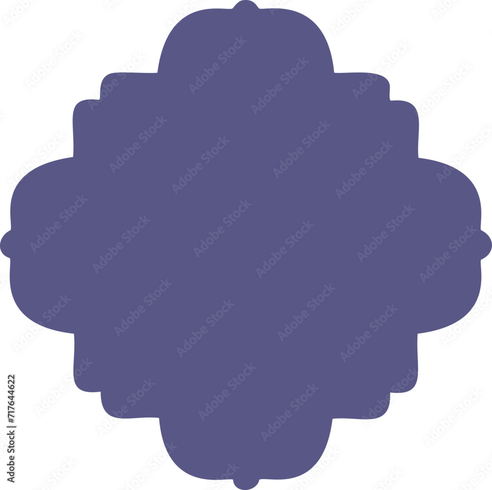vector of a purple cloud