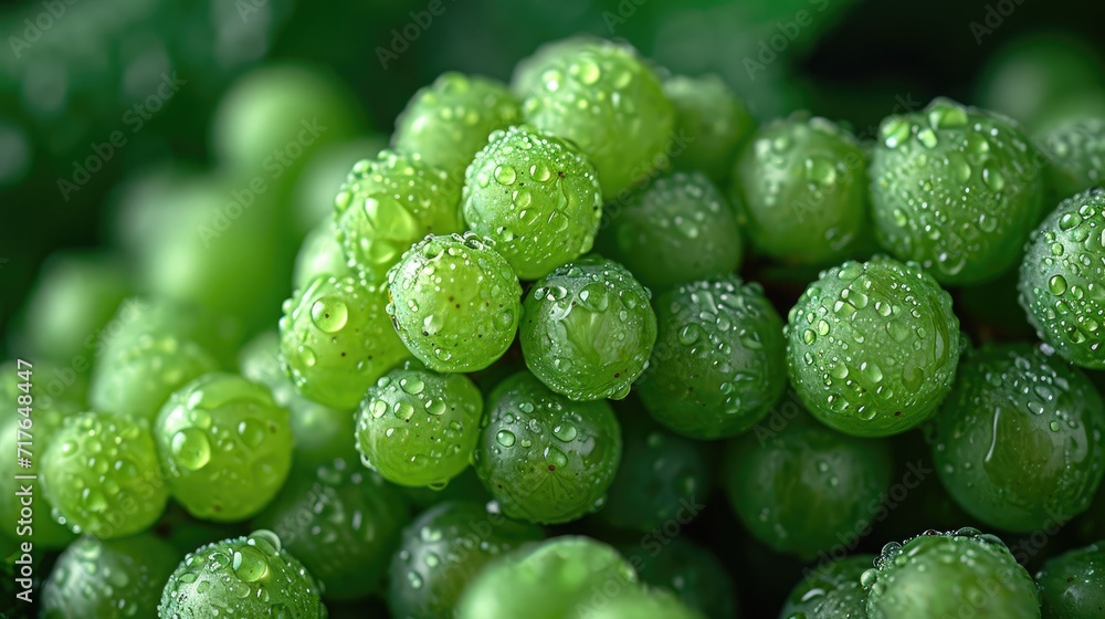 A cluster of fresh green grapes, an artistic arrangement for aesthetic appeal. Grapes background. A cluster of fresh green grapes, an artistic arrangement for aesthetic appeal. Grapes background.
