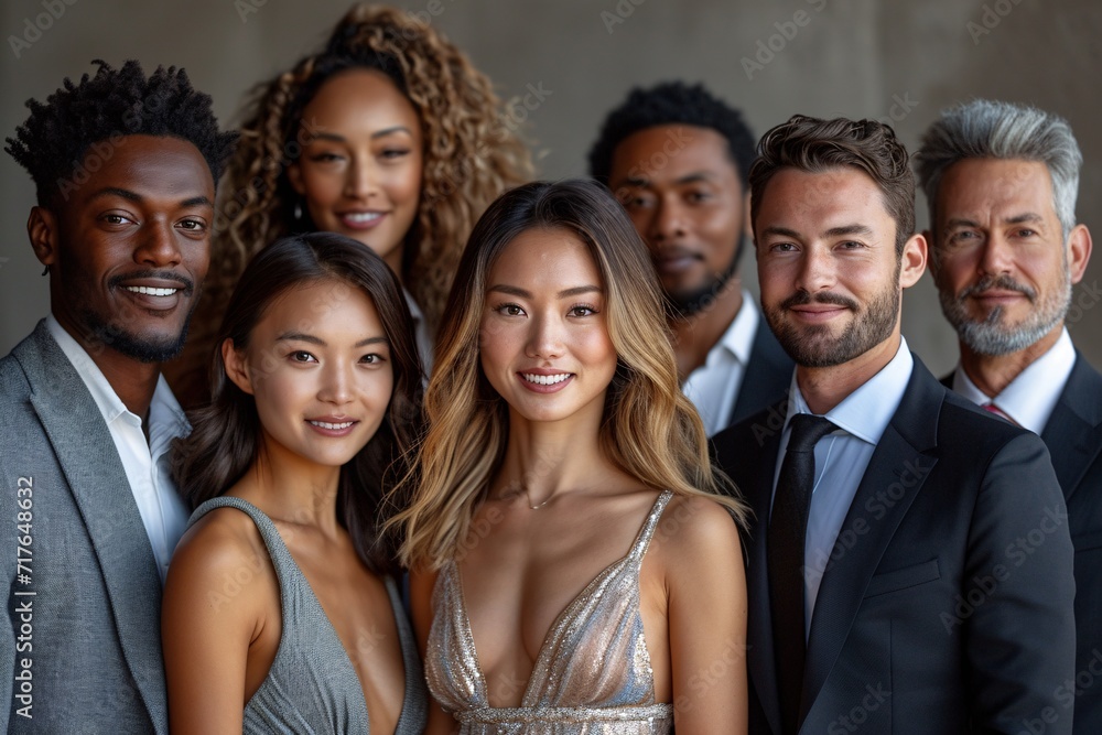 Golden Glow: A Glamorous Group of Friends Generative AI Golden Glow: A Glamorous Group of Friends Generative AI