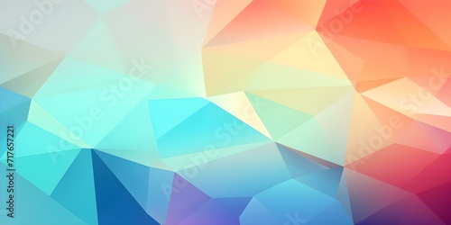 Colorful Geometric Shapes Creating Beautiful Gradient Effects