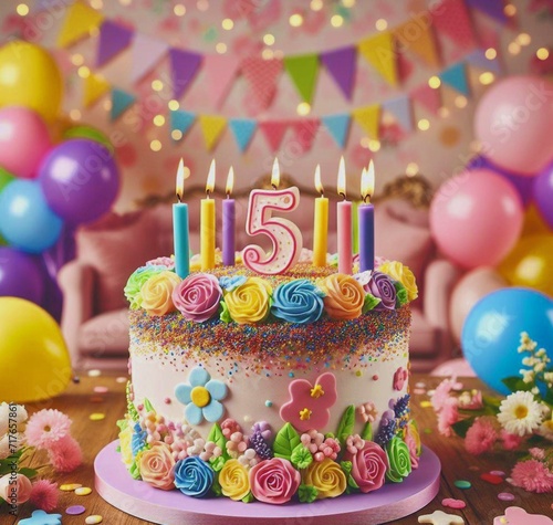 5th Birthday Cake (1) 1