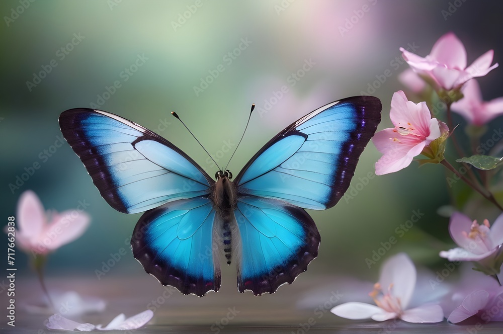 close up of a blue butterfly close up of a blue butterfly