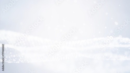 White smooth wave Abstract Background with Flowing Lines and Digital Texture for Business and Technology Concept Design. © ISKY Background
