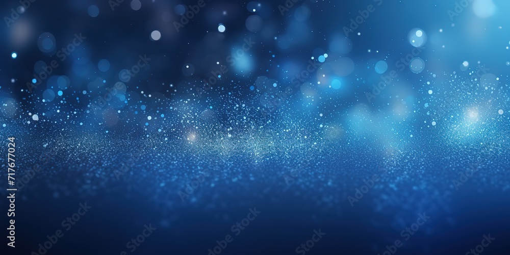 Obraz premium beautiful blue background with dust particles