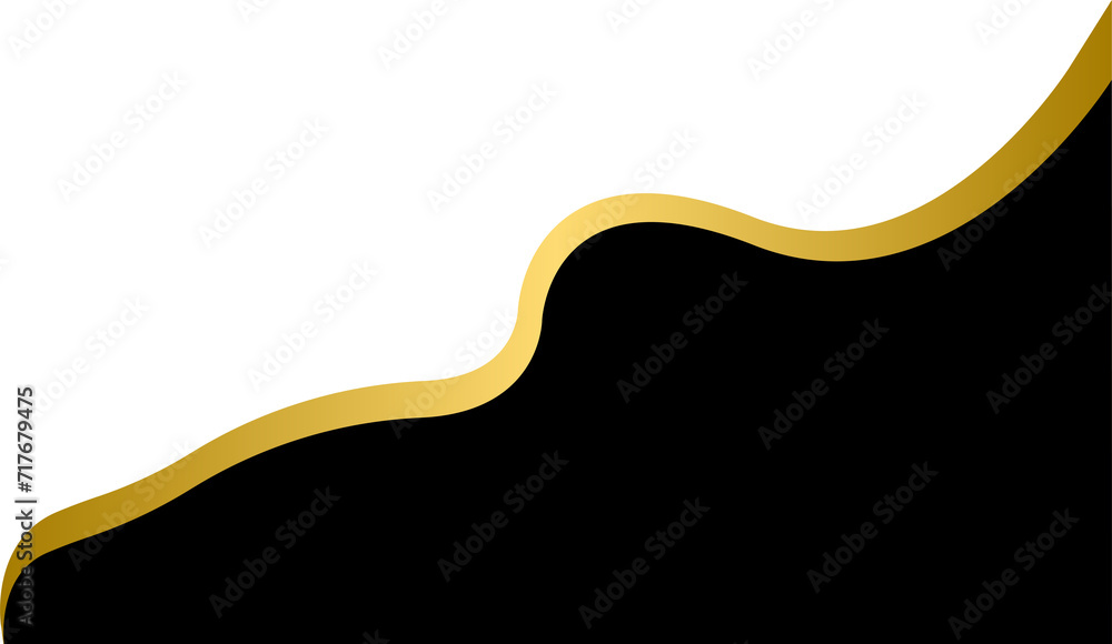 Decorative golden luxury corner shape, gold and black frame element decoration Decorative golden luxury corner shape, gold and black frame element decoration
