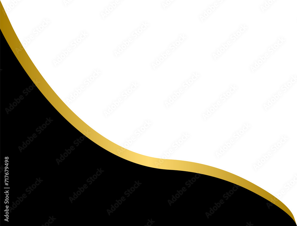 Decorative golden luxury corner shape, gold and black frame element decoration Decorative golden luxury corner shape, gold and black frame element decoration