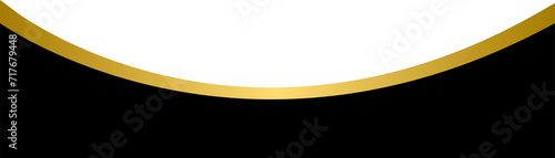 Decorative golden luxury corner shape, gold and black frame element decoration photo