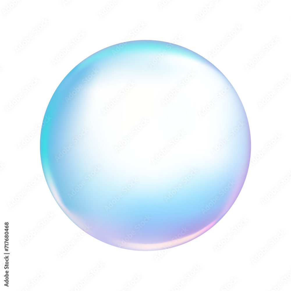 vector clear bubble element on white background vector clear bubble element on white background