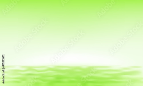 Vector seawater in the ocean and summer green sky background