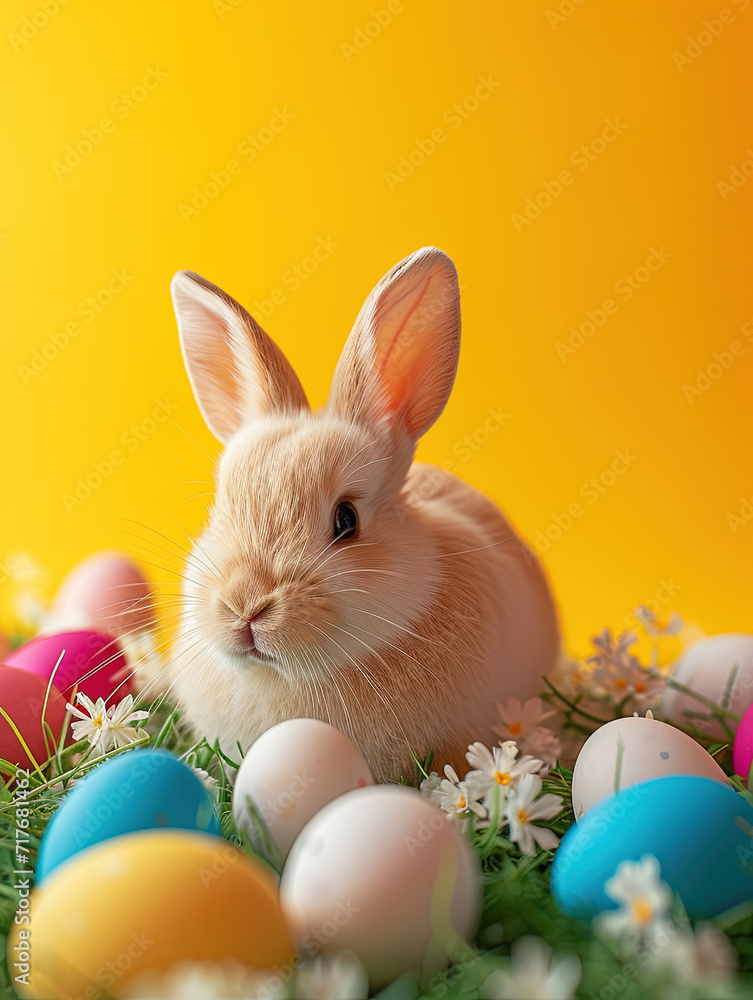 Easter's joyous tale told through bunnies, eggs, and pastel perfection Easter's joyous tale told through bunnies, eggs, and pastel perfection
