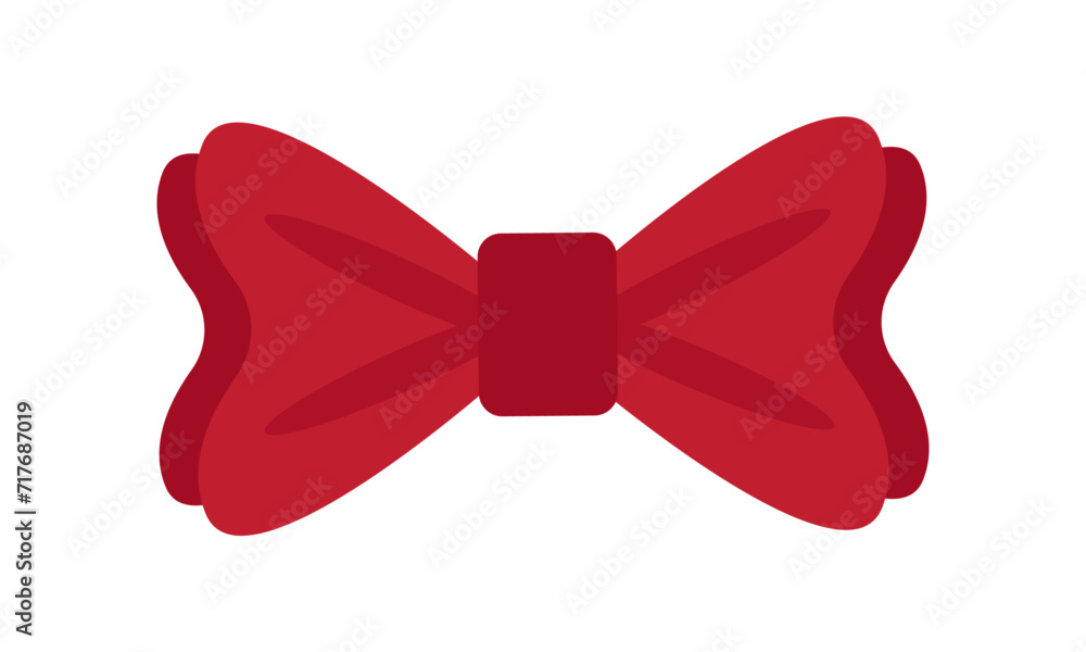 Vector bow tie illustrations on white background Vector bow tie illustrations on white background