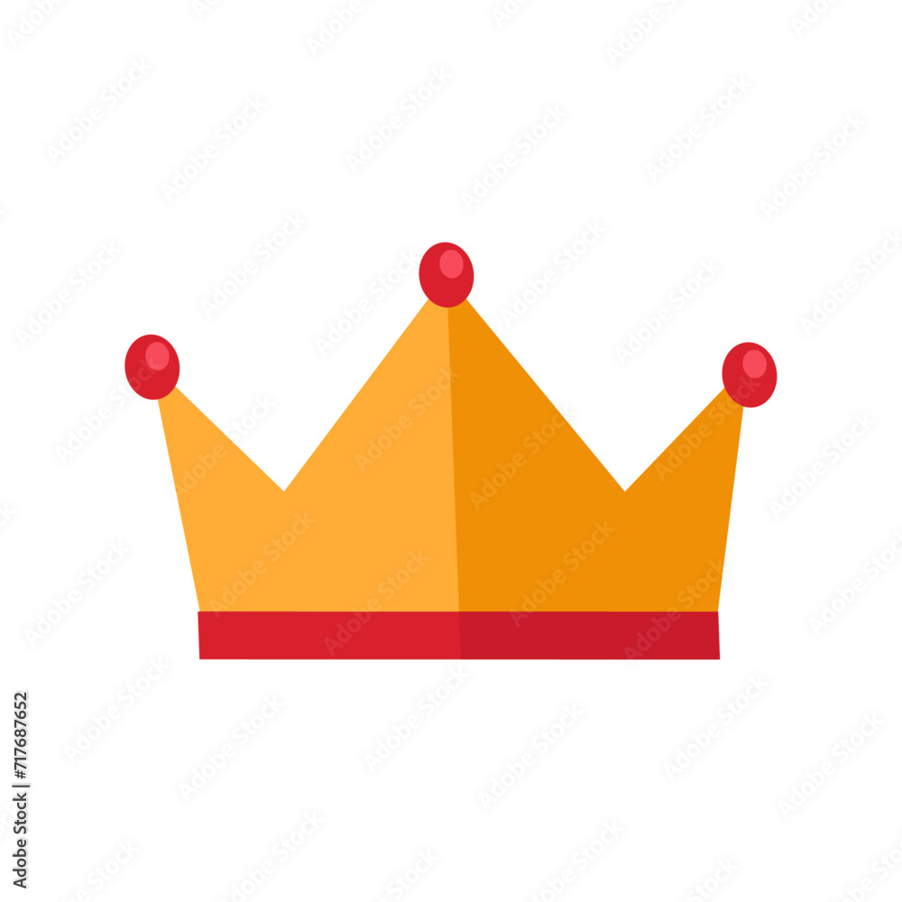 Vector party crown icon cartoon vector gold princess baby birthday Vector party crown icon cartoon vector gold princess baby birthday