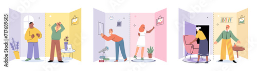 Personal zone vector illustration. Worrying excessively can hinder personal progress Establishing personal boundaries is essential for self protection Confidence allows us to navigate outside photo