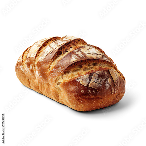 Bread isolated on a transparent background