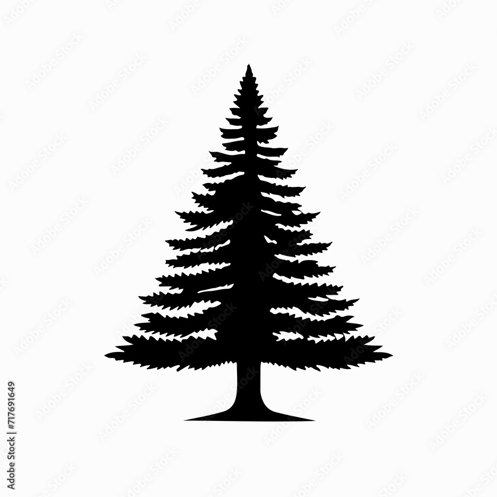 Obraz premium christmas tree vector