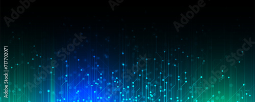 Technology Network Vector Background.. Science and technology presentation background. Big data connectivity software development wallpaper