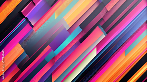 Abstract background  full color with straight lines