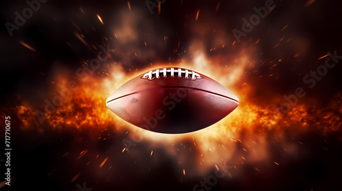 American football background, traditional super bowl banner poster